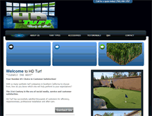 Tablet Screenshot of hdturf.com